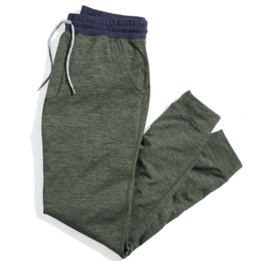 Marine Layer Weekend Sport Yoga Jogger Pant S Thyme Mood Indigo Athleisure